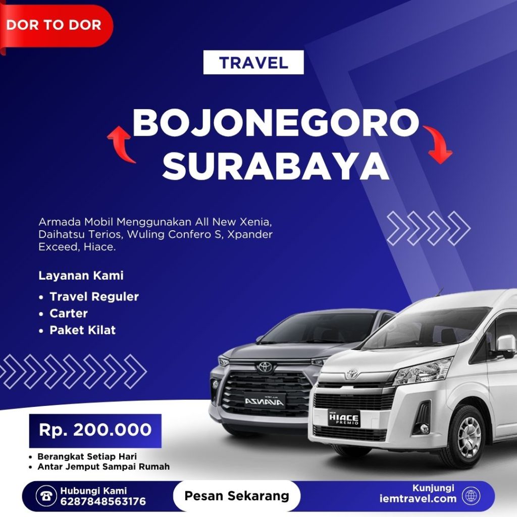 Travel Bojonegoro Surabaya