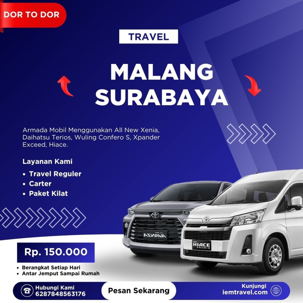 Travel Malang Surabaya